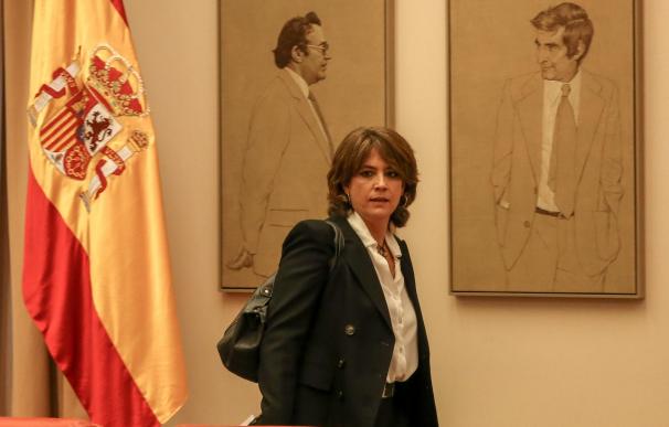 La ministra de Justicia, Dolores Delgado, comparece en la Comisión de Justicia d