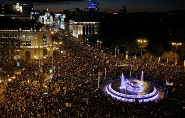 Las mujeres llenan Madrid por el 8-M