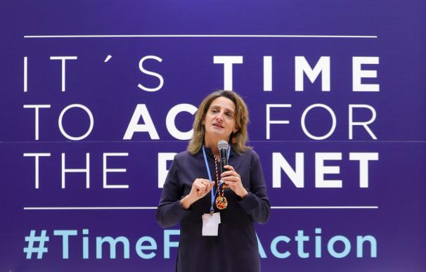 La ministra para la TransiciÃ³n EcolÃ³gica en funciones, Teresa Ribera clausura la duodÃ©cima jornada de la Cumbre del Clima (COP25) en Ifema, Madrid (EspaÃ±a), a 13 de diciembre de 2019. 13 diciembre 2019, COP25, CUMBRE DEL CLIMA. (Foto de ARCHIVO) 12/13/2019