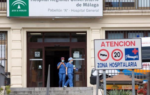 Fachada del hospital universitario de Málaga