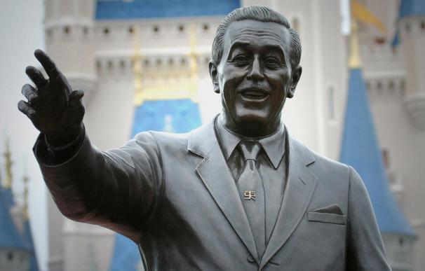 La estatua de Walt Disney en uno de sus parques temáticos.