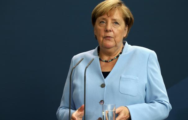 La canciller alemana Angela Merkel esta semana