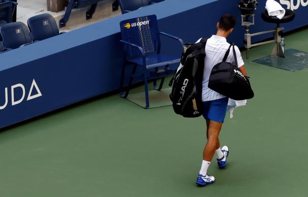 Novak Djokovic, descalificado en el US Open