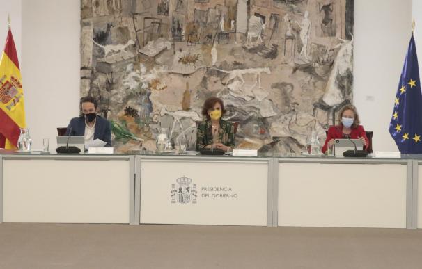 Consejo de ministros presidido por Carmen Calvo