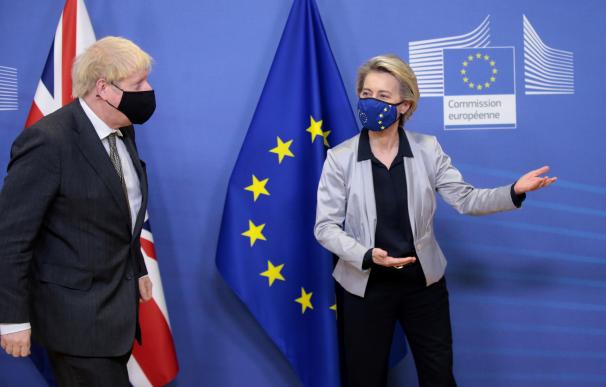 Boris Johnson y Ursula Von der Leyen