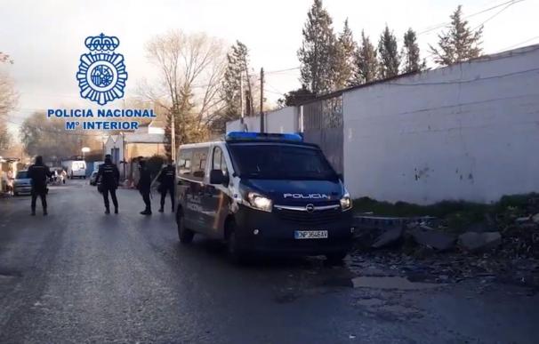 Golpe policial en la Cañada Real