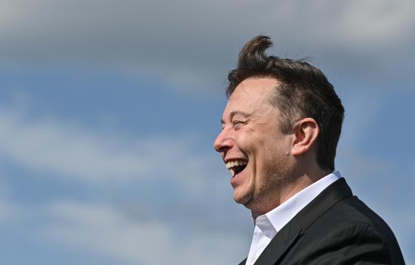 El fundador de Tesla, Elon Musk, en su visita a una de las plantas de la empresa en Berlín.
