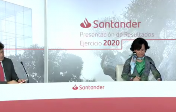 José Antonio Álvarez y Ana Botín, consejero delegado y presidenta de Santander