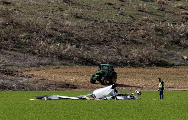 Dos fallecidos al estrellarse una avioneta cerca del aeródromo de Algodor