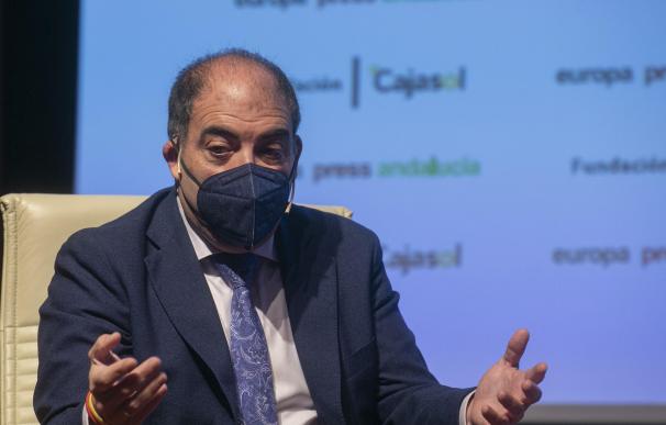 El presidente de ATA, Lorenzo Amor, interviene en los desayunos informativos de Europa Press Andalucía.