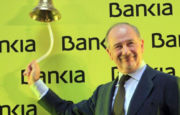 Debut de Bankia en Bolsa con Rodrigo Rato