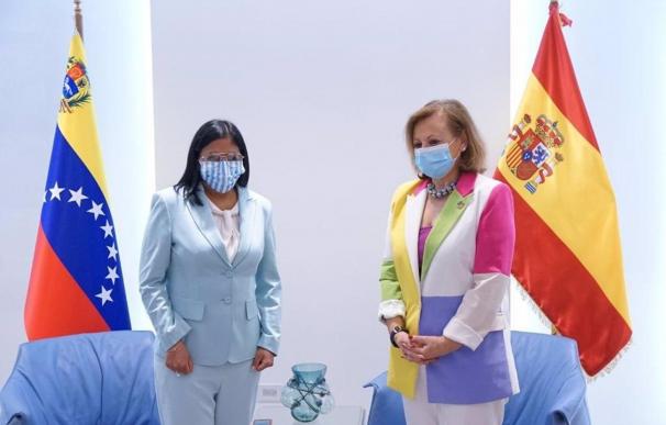 30/03/2021 Delcy Rodríguez y Cristina Gallach en Caracas POLITICA SUDAMÉRICA INTERNACIONAL VENEZUELA VICEPRESIDENCIA DE VENEZUELA