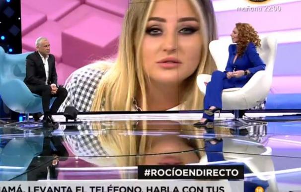 Rocío Carrasco en directo en Telecinco