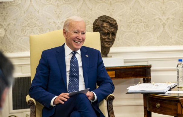 Joe Biden en su despacho