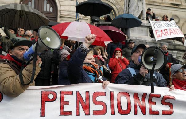 Protesta contra la reforma de pensiones
