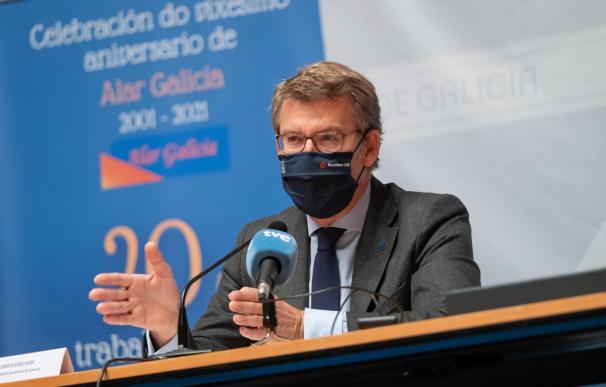 Feijóo participa en la celebración del XX aniversario de Alar Galicia.