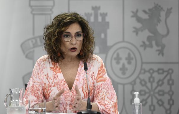 La ministra Portavoz, María Jesús Montero