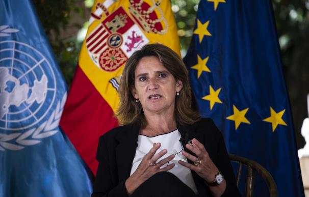 La vicepresidenta cuarta y ministra para la Transición Ecológica, y el Reto Demográfico, Teresa Ribera