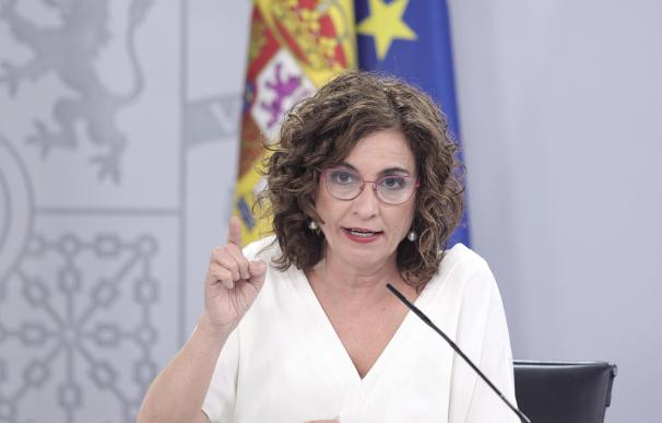 La ministra de Hacienda y Función Pública, María Jesús Montero