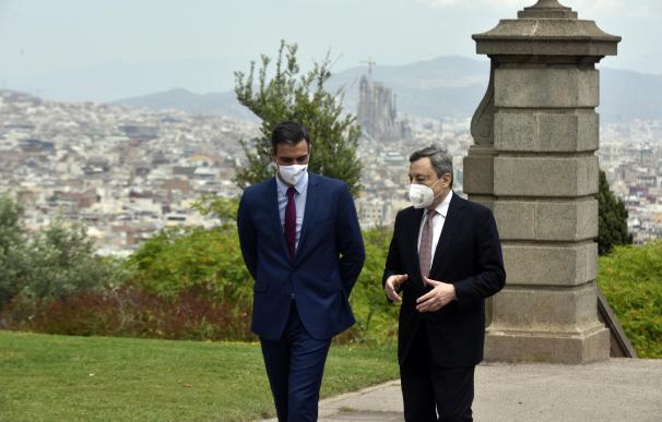 Draghi y Sánchez