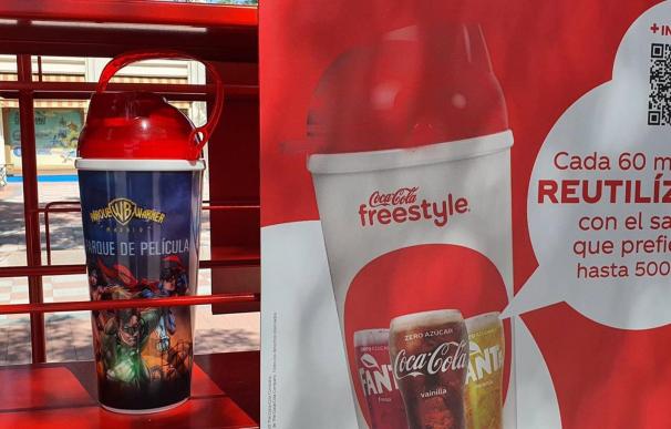 Coca-Cola y Parque Warner instalan un dispensador de bebidas
