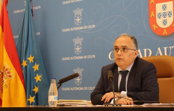 El consejero de Sanidad y portavoz del Gobierno de Ceuta, Alberto Gaitán.