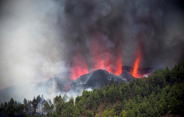 La erupción se produce tras más de 25.000 pequeños seísmos que no han dejado de sacudir La Palma durante ocho días.