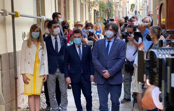 Cumbre catalana en Cerdeña: Aragonés llega a Italia para reunirse con el 'expresident'