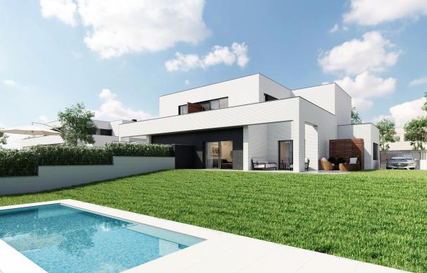 Las viviendas, en plena naturaleza, cuenta con una parcela de más de 500 metros cuadrados con posibilidad de contar con dos tamaños de piscina privada y personalizar el inmueble. GRUPO INSUR. (Foto de ARCHIVO) 19/11/2020
