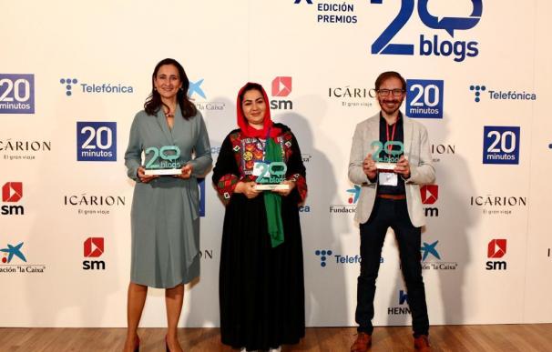 La periodista Khadija Amin y la Oficina del PE en España, 'Premios 20minutos'