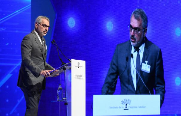 Marc Puig, presidente del Instituto de la Empresa Familiar, en su discurso inaugural.