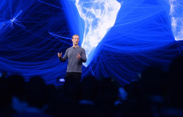 El CEO de Facebook Mark Zuckerberg durante una conferencia.