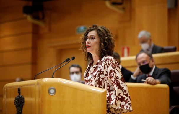 Maria Jesús Montero en el Senado
