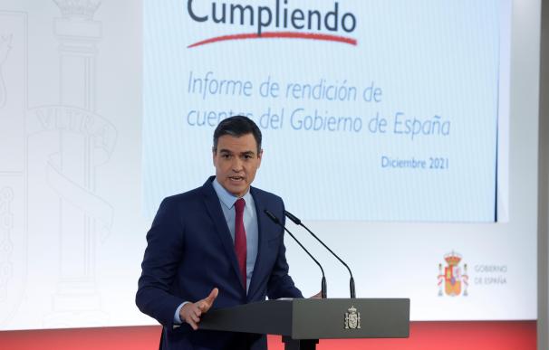 Pedro Sánchez rendición de cuentas 2021