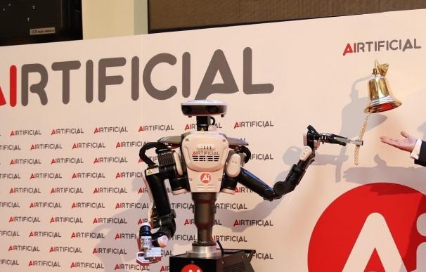 Un robot de Airtificial en su debut en bolsa.
(Foto de ARCHIVO)
26/11/2018