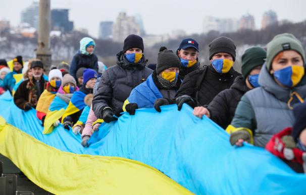 Celebración del Día de Ucrania en Kiev
STRINGER / SPUTNIK / CONTACTOPHOTO
23/1/2022