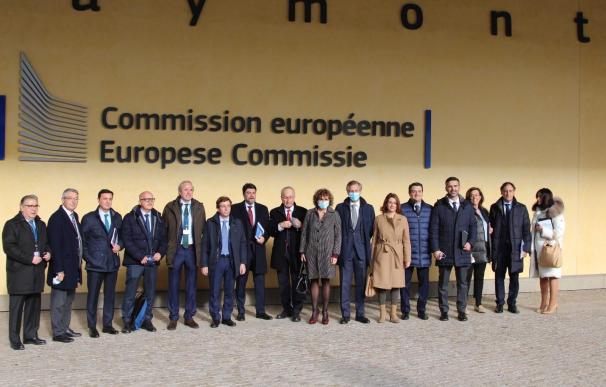 Comitiva de alcaldes y presidentes de instituciones provinciales del PP en Bruselas DIPUTACIÓN DE ALMERÍA 09/2/2022