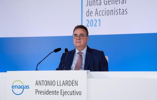 El presidente de Enagás, Antonio Llardén, en la junta de accionistas ENAGÁS (Foto de ARCHIVO) 27/5/2021