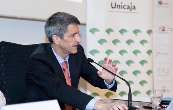 El secretario general de Unicaja, José Manuel Domínguez