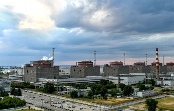 Vista general de la central nuclear de Zaporozhie, en Ucrania
