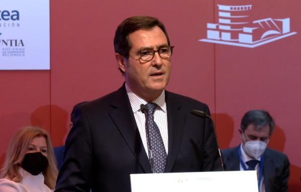 El presidente de la Confederación Española de Organizaciones Empresariales (CEOE), Antonio Garamendi EUROPA PRESS 09/3/2022