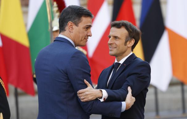 Pedro Sánchez y Macron