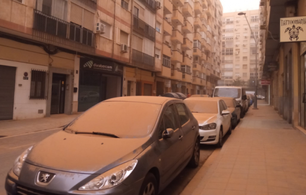 Efectos de la calima en Almería