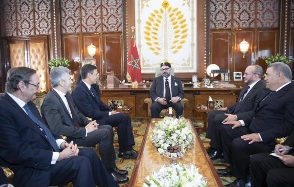 El presidente del Gobierno Pedro Sánchez se reúne con el Rey de Marruecos Mohamed VI Presidencia del Gobierno (Foto de ARCHIVO) 19/11/2018