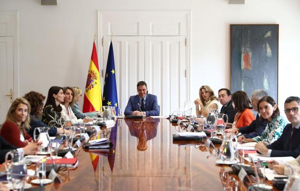 Sánchez en Consejo de Ministros