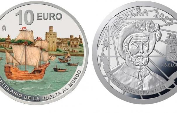 nueva, moneda, diez, euros, coleccionismo, numismática