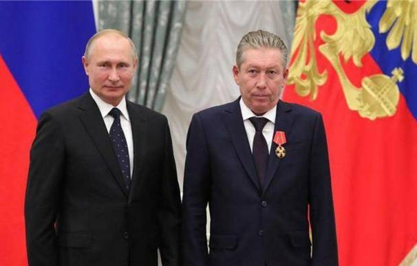 Putin y Ravil Maganov