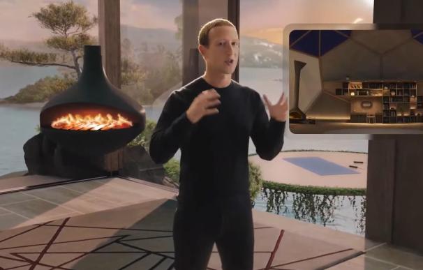 Mark Zuckerberg, en el metaverso durante Facebook Connect 2021