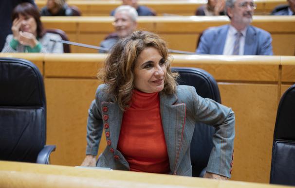 María Jesús Montero, pleno del Senado
