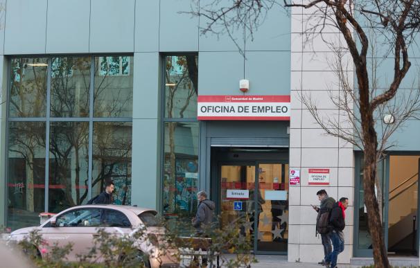 Una oficina del Servicio Público de Empleo Estatal (SEPE) en la calle de Méndez Álvaro, a 3 de enero de 2023